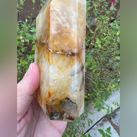 Golden Healer Quartz Crystal Tower - Picture 7 of 9